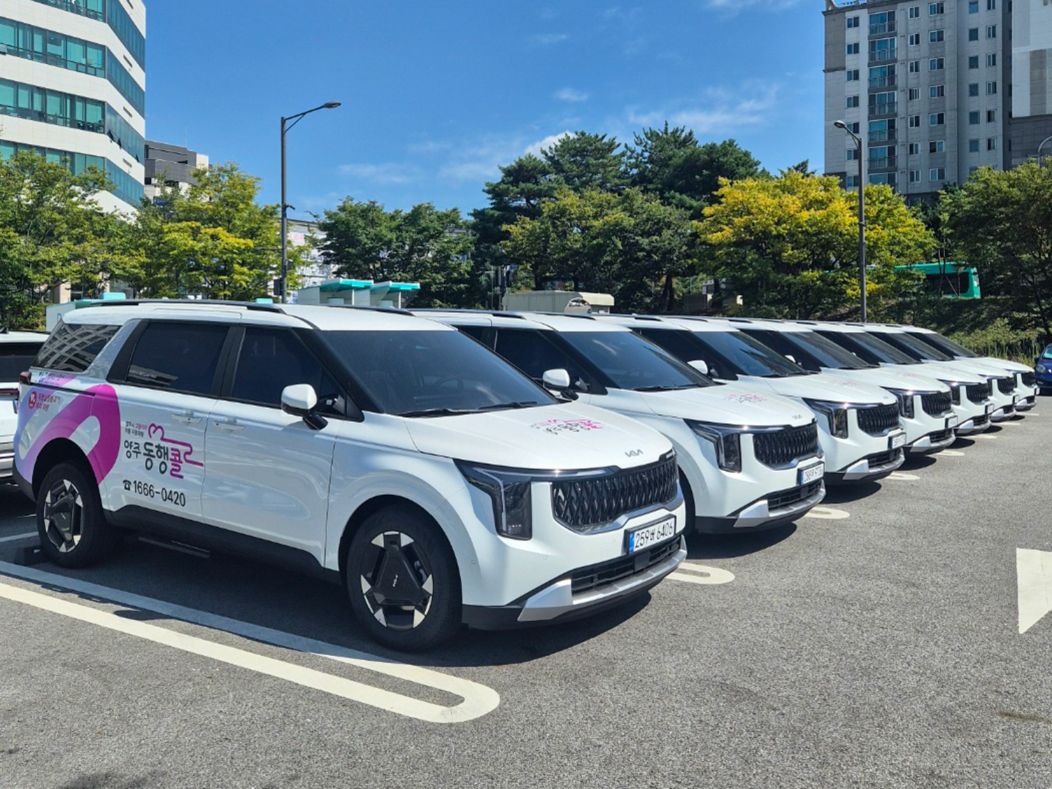 양주도시공사, 양주동행콜 노후차량 9대 교체…신형 차량..
